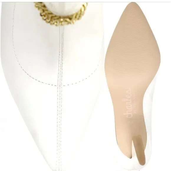 Chain Pointed Toe Bootie - Picture 15 of 16